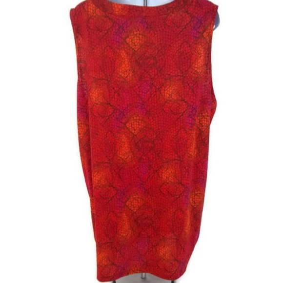 NWOT Great NW Indigo Plus Size V-Neck Tunic Women's Halter Top Size 2x - Picture 2 of 6